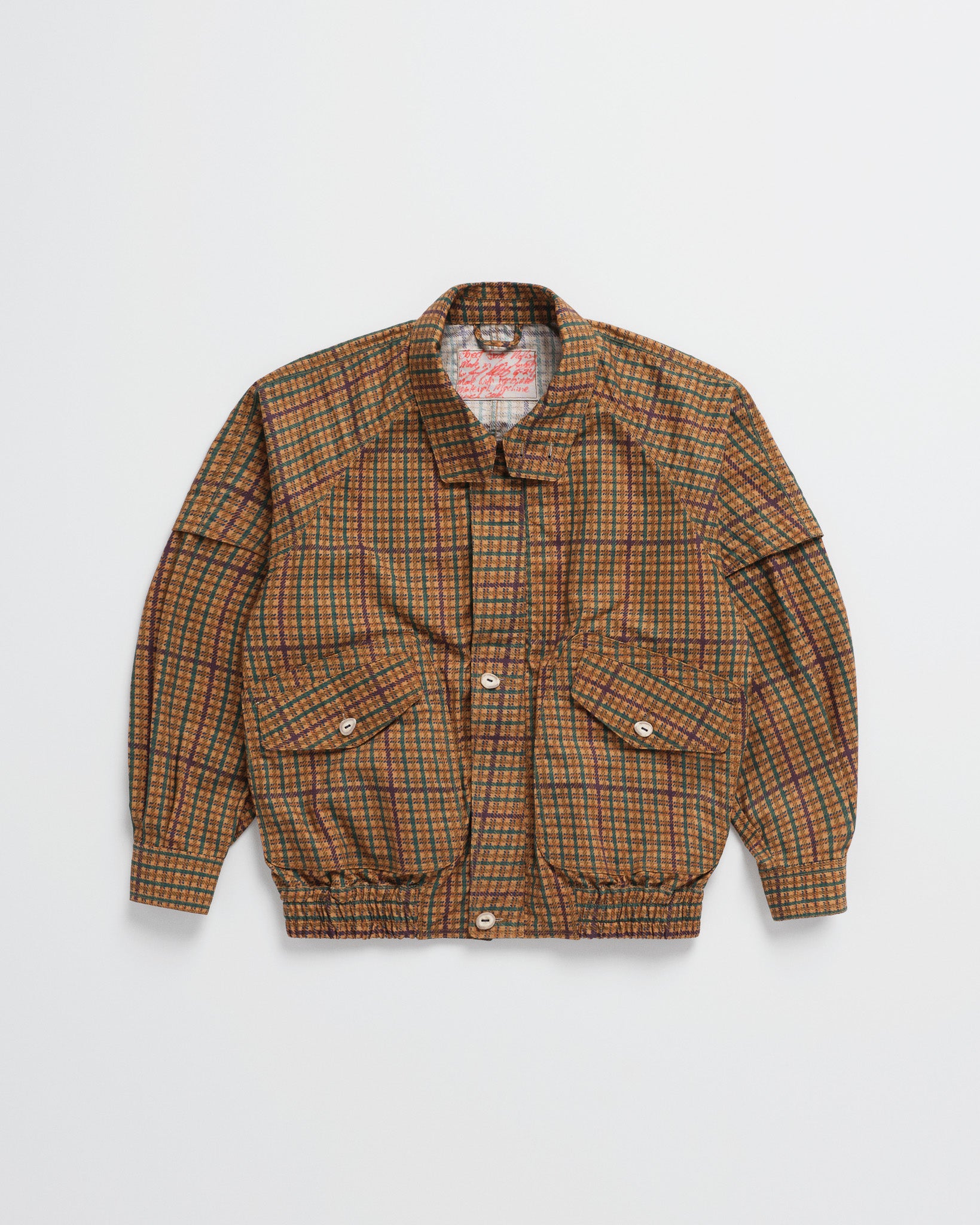 Plaid Windbreaker