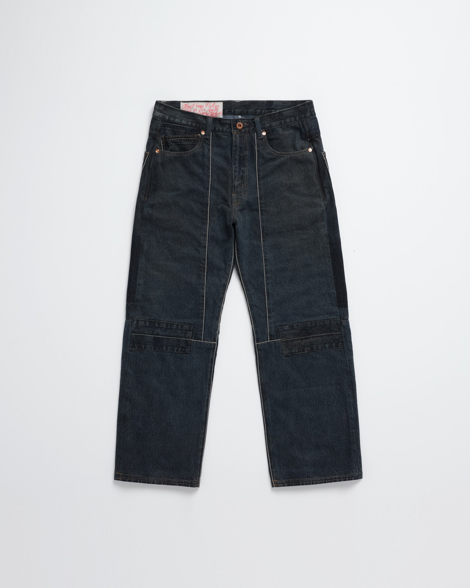 Pilled Denim Jeans