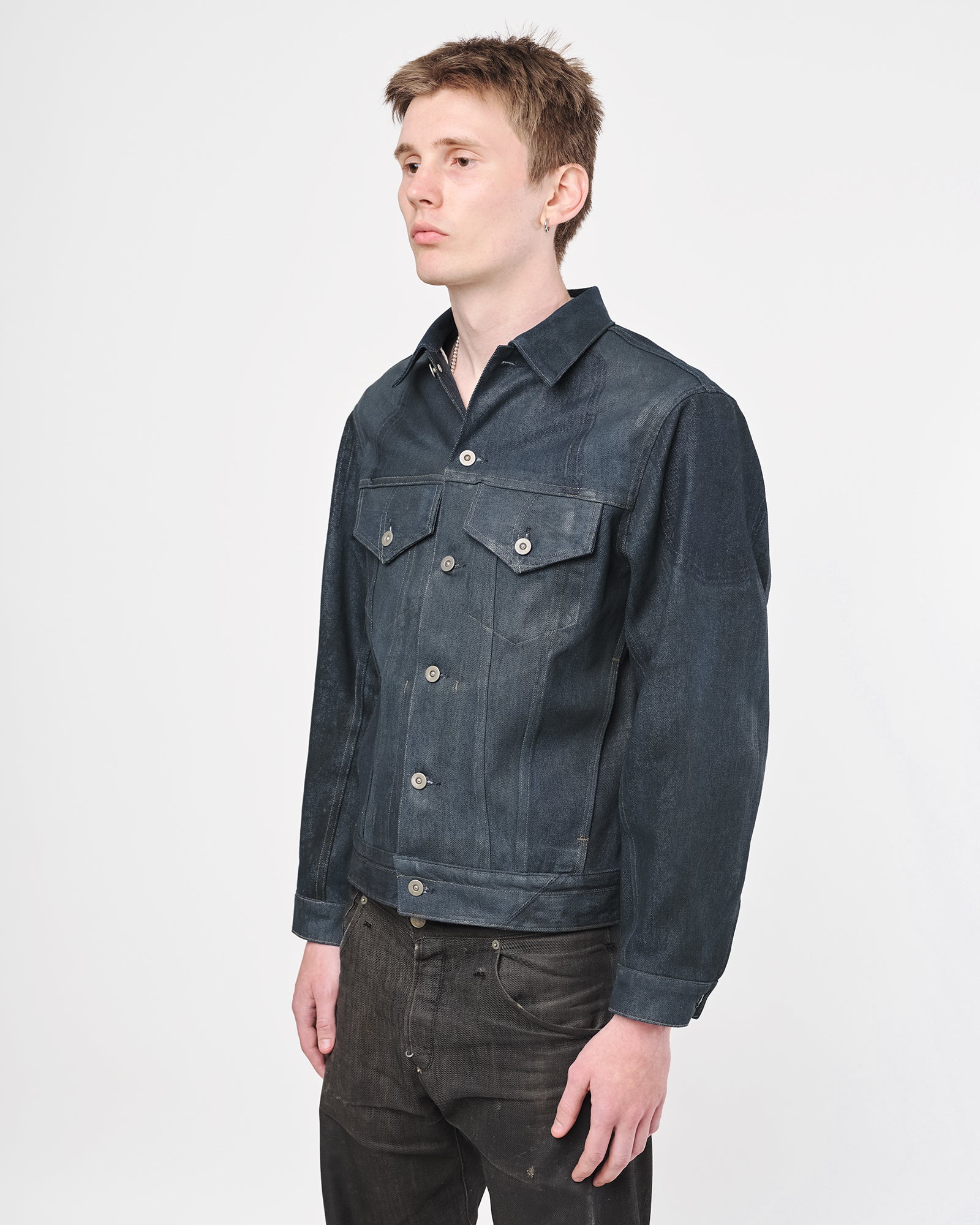 Painted Denim Type III Jacket