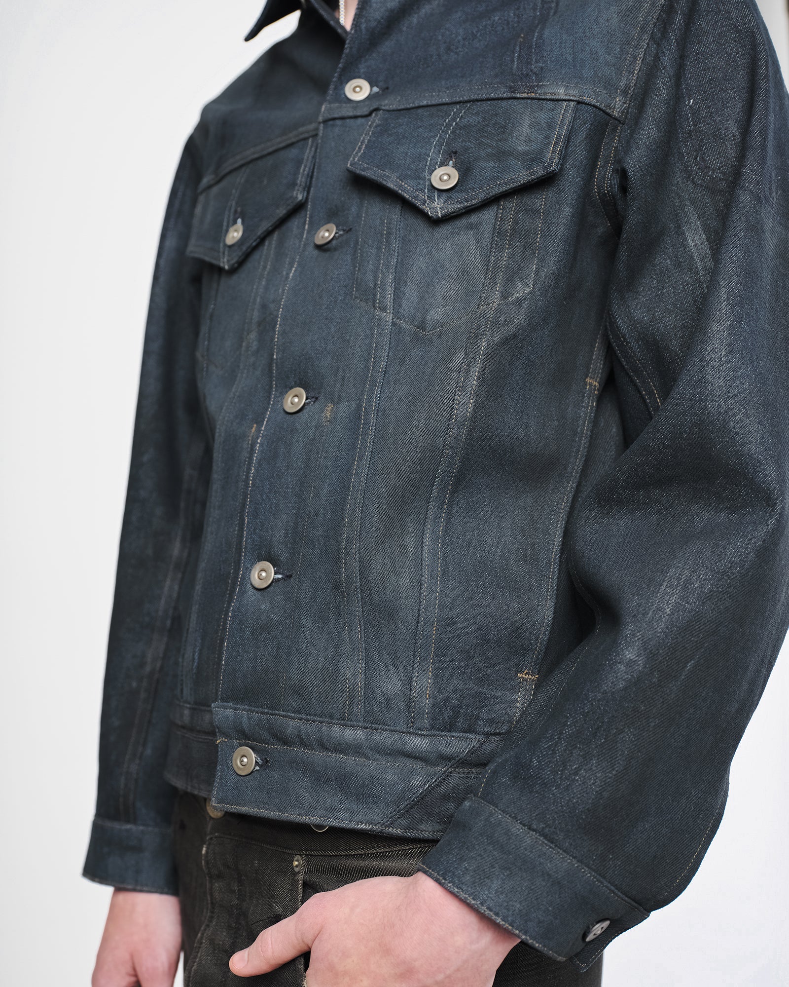 Painted Denim Type III Jacket