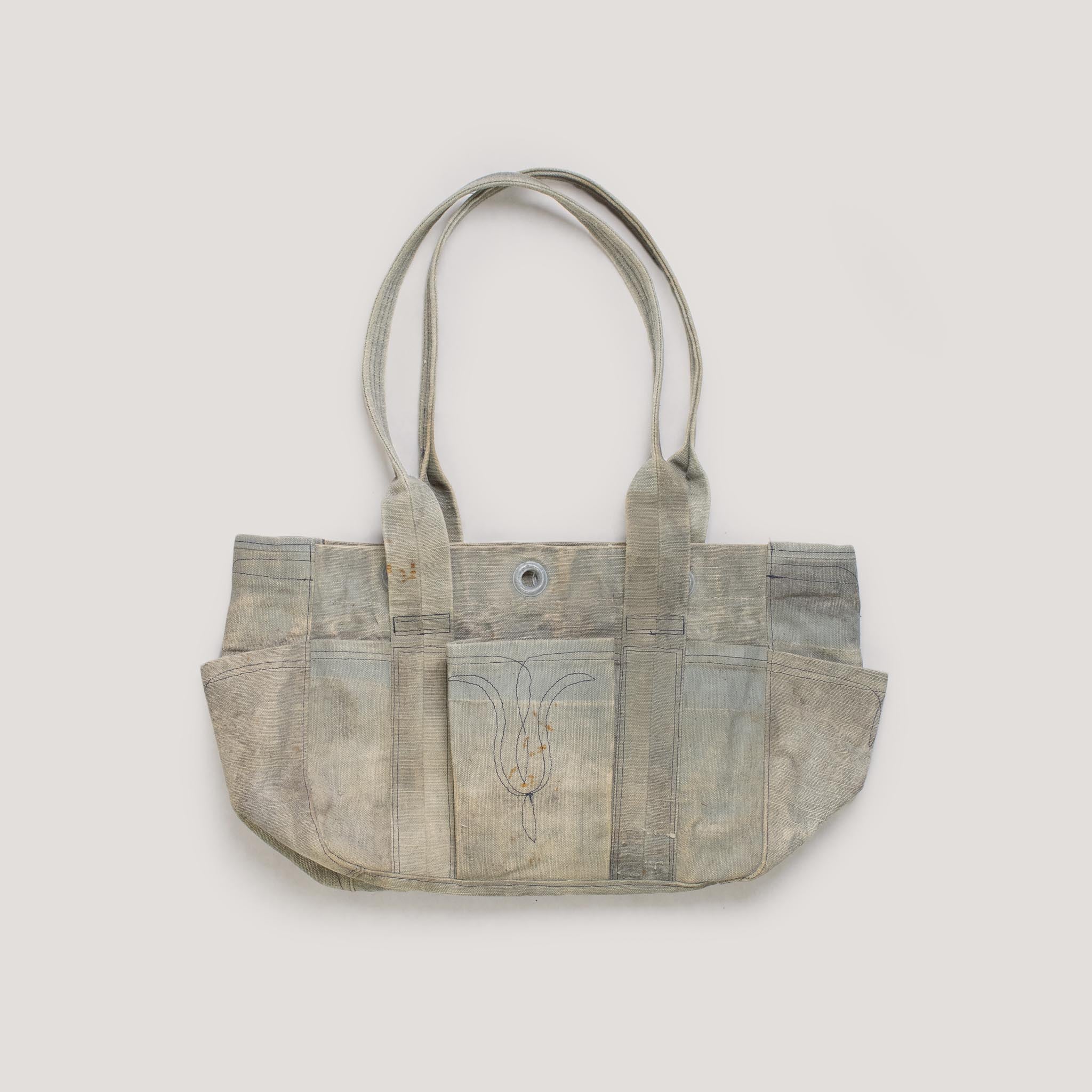 8 Pocket Tote Grey