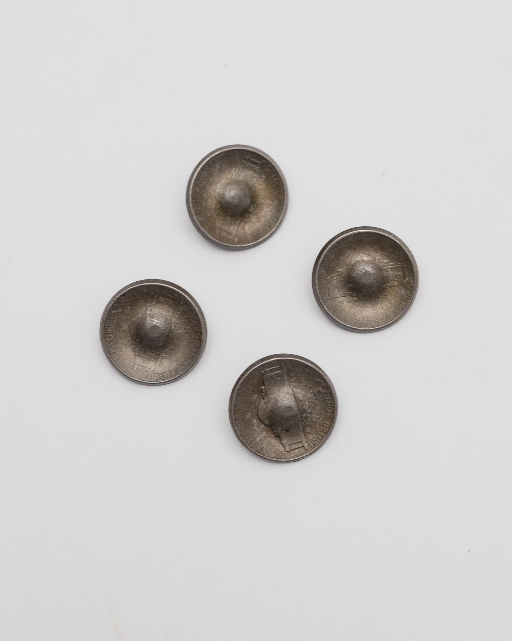 Nickel Ring Shank Button