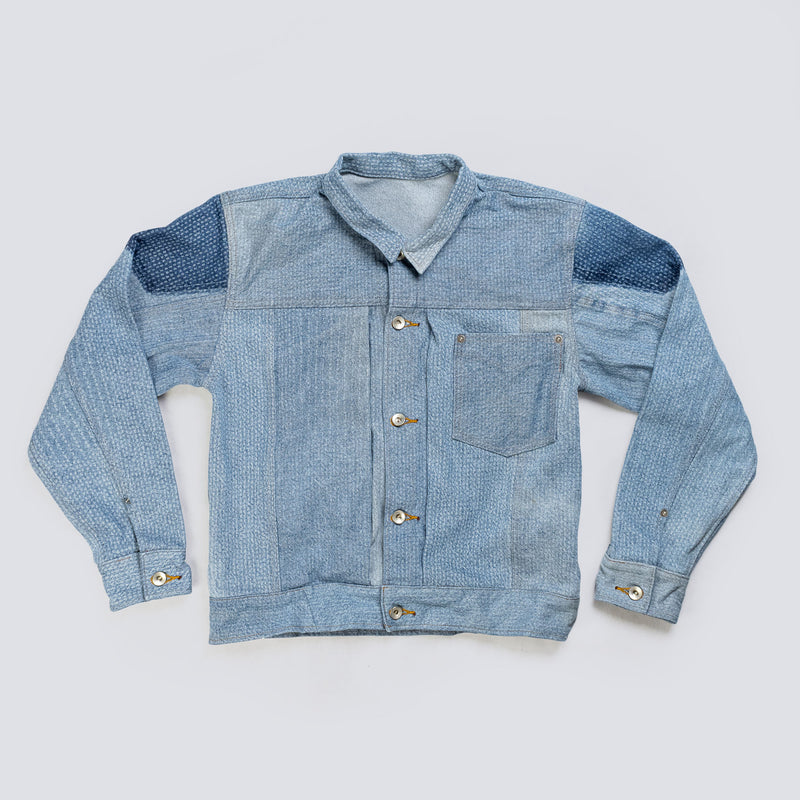 Laser Etched Denim Jacket
